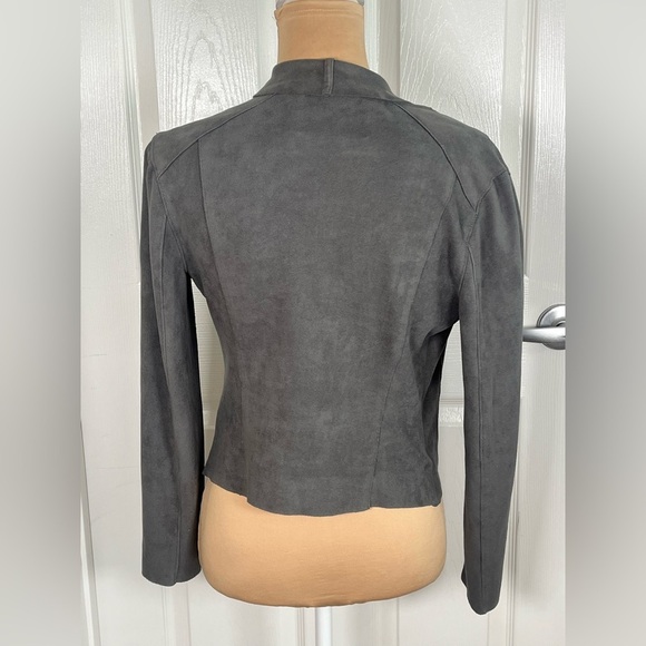 Blank NYC Faux Suede Drape Front Jacket  Size XS - Picture 7 of 14